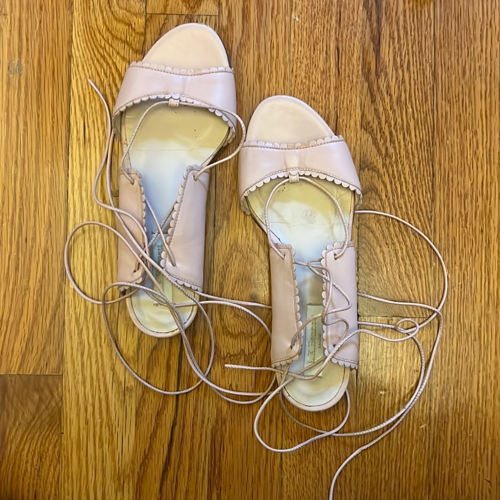 L.K. Bennett lace up sandals sz 37